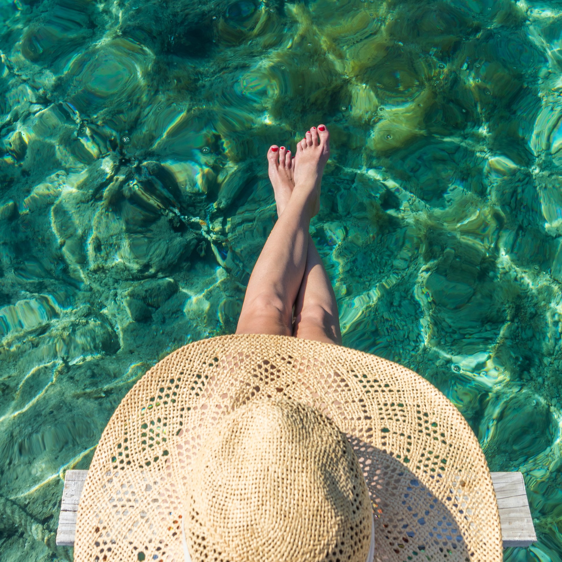 Woman on a Beach Vacation